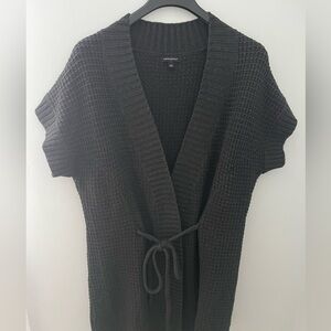 Banana Republic Charcoal Knit Cardigan